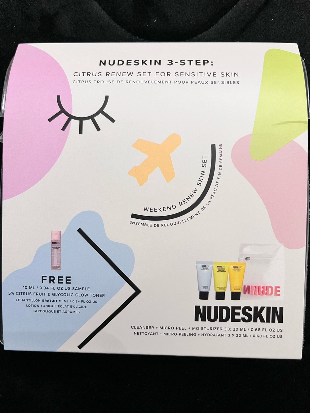 NUDESTIX Nudeskin 3 Step Citrus Renew Set for Sensitive Skin - Picture 3 of 5